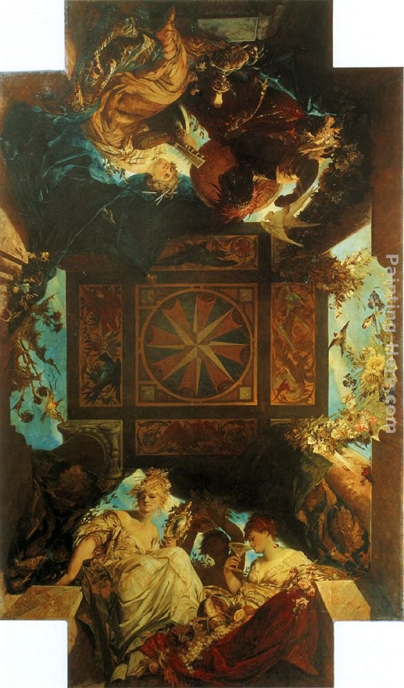 Hans Makart Die Vier Weltteile